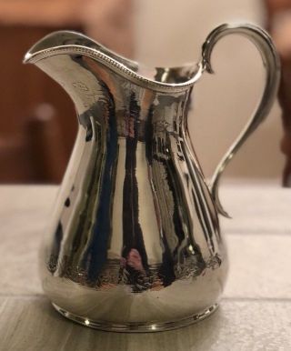 Victorian Silver Plate Creamer/milk Jug Elkington & Co Circa Believed To Be 1869