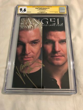Angel Auld Lang Syne 4 Cgc Ss 9.  6 Nm,  Signed James Marsters.  Buffy Vampire