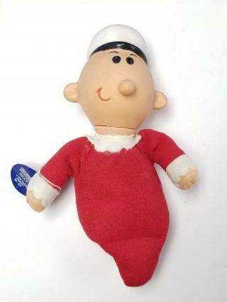 Vintage Popeye Sweet Pea Bean Bag Doll King Features Syndicate 1974 No.  3570