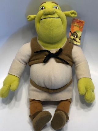 2004 Shrek 2 Ogre 12 " Plush Stuffed Animal Nwt Nanco Dreamworks Smiling