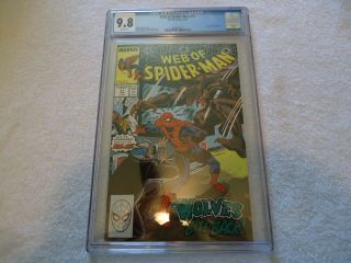 Marvel Web Of Spider - Man 51 Cgc 9.  8 Kingpin Hulk Thor Iron Man Far From Home Mcu