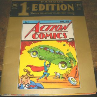 Action Comics Famous 1st Edition Collectors Golden Edition 1974 Superman