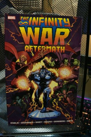 Infinity Gauntlet War Aftermath Crusade 1 & 2 Complete 6 TPB Set RARE Thanos 5