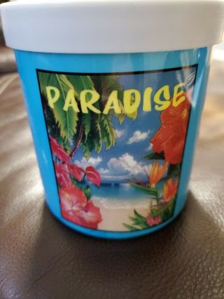 (1) Paradise The Fridge Freezable Drink Beverage Cooler Can Koozie By Lifoam