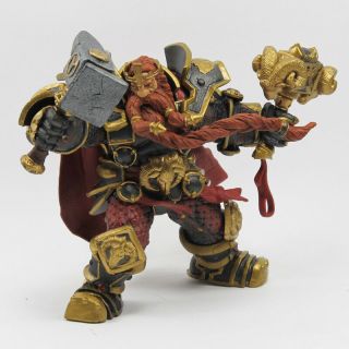 WOW World of Warcraft S6 Mountain Dwarven King Magni Bronzebeard Figure Toy Gift 5