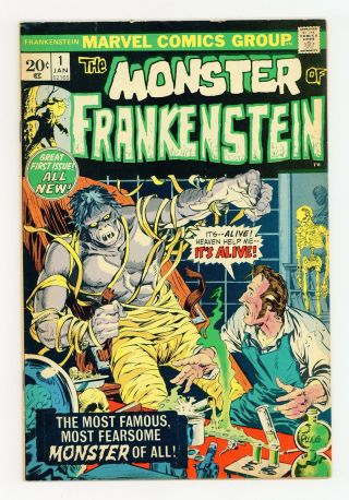 Frankenstein (marvel) 1 1973 Vg 4.  0