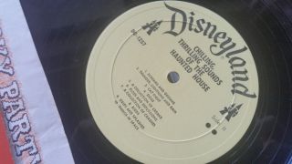 Disney Chilling,  Thrilling Sounds of The Haunted House 1964 halloween spooky LP 2