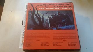 Disney Chilling,  Thrilling Sounds of The Haunted House 1964 halloween spooky LP 3
