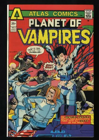 Planet Of Vampires 3 Nm/m 9.  8 Atlas Comics
