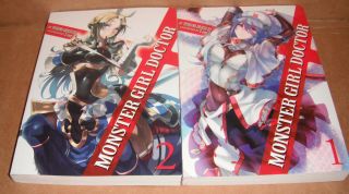 Monster Girl Doctor Vol.  1,  2 Light Novels Set English