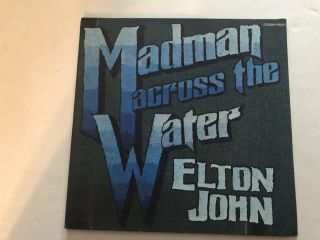 1971 Elton John Madman Across The Water Record Vinyl Lp Mca 93120 Vinyl Nm/m