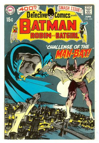 Detective Comics 400 Origin & 1st Man - Bat Neal Adams
