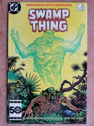 Swamp Thing 37 Very Nm First Appearance John Constantine Hellblazer