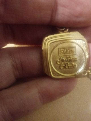 Vintage Sears Golden Rule Tape Measure Charm