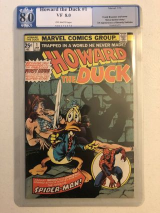 Howard The Duck Comic 1 Pgx 8.  0 Jan 1976 Marvel No Case