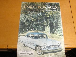 1955 Packard Color Large Brochure