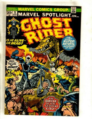 Marvel Spotlight 9 Vf Comic Book Feat.  Ghost Rider Early Appearance Hot Rs1