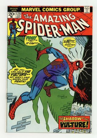 Spider - Man (1st Series) 128 1974 Fn - 5.  5