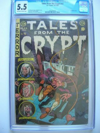 Tales From The Crypt 44,  Cgc Graded 5.  5,  Unrestored