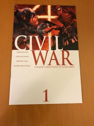 Civil War 1 Vf/nm (jul 2006,  Marvel) Zach