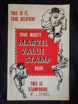 MARVEL VALUE STAMP BOOK | NO Stamps (BARE) 2