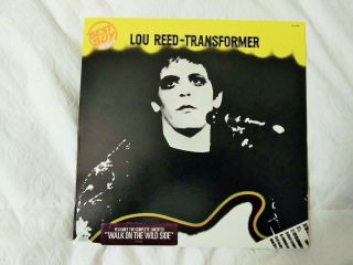 Lou Reed Transformer Us Vinyl Lp Rca Ayl1 3806 Best Buy Series 1980 Hype Sticker