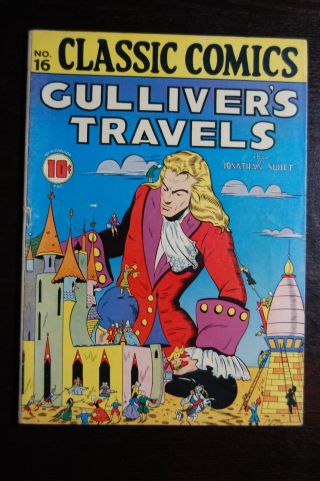 Classic Comics 16 Gulliver 