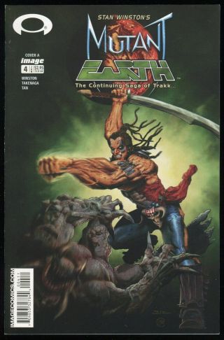 Stan Winston ' s Mutant Earth Comic Set 1 - 2 - 3 - 4 Realm Of The Claw Simon Bisley art 8