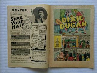 DIXIE DUGAN Vol.  3 No.  4 Golden Age Comic Book 1952 4 GGA Teen Lingerie Ads 3