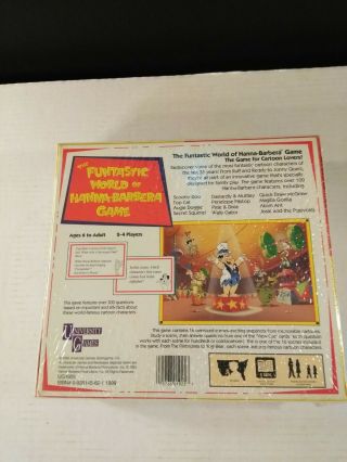 Vintage 1993 University Games The Funtastic World of Hanna Barbera Game NIB 4