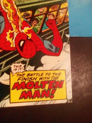 The Spider - Man 133 Molten Man NM/M Gem 3