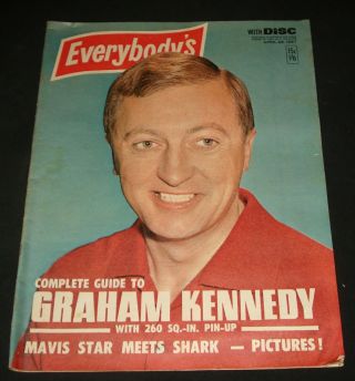 Everybodys 1960s Mod Beat Mag Graham Kennedy Beatles Shadows Lynne Randell