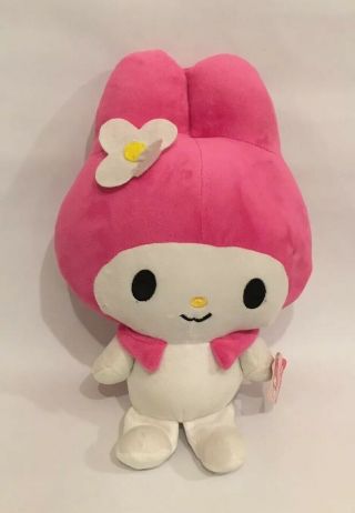 Hello Kitty My Melody Plush Sanrio Fiesta Pink White Stuffed Animal Toy 16”