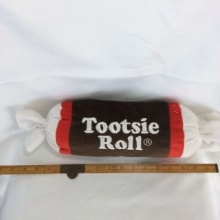 16 " Long Tootsie Roll Candy Stuffed Pillow