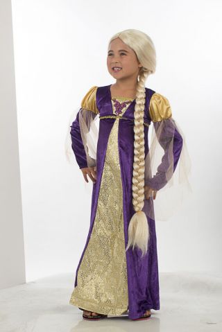 Tangled Princess Rapunzel Inspired Adult Kid Wig Long Braid Cosplay Wig H0395 4