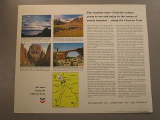 Valley of the Great Salt Lake,  Utah - Vintage Standard Oil Co.  Scenic print 11x14 2