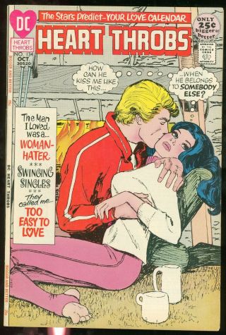 Dc Romance Heart Throbs 134 F,  Giant Size Issue