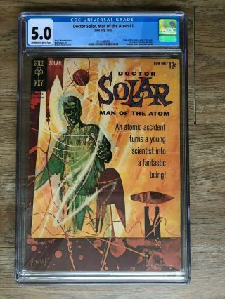 Doctor Solar,  Man Of The Atom 1 1962 Gold Key Cgc 5.  0