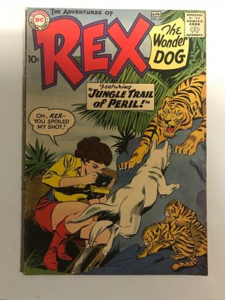 The Adventures Of Rex The Wonder Dog 44 1959 - Dc Comics - Vg