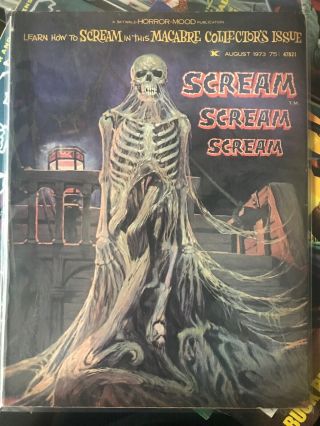 Scream 1 Skywald Publication 6.  0 Fn (1973) 1st App.  Of Nosferatu.  Never Press
