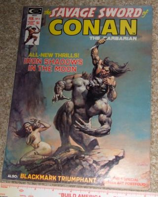 Savage Sword Of Conan 4 Marvel 1975