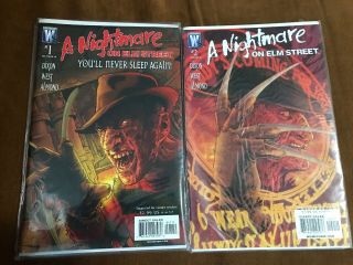 Nightmare On Elm St.  1 - 2 Friday The 13th 1 - 3 Texas Chainsaw Massacre 1 - 2 Comics 2