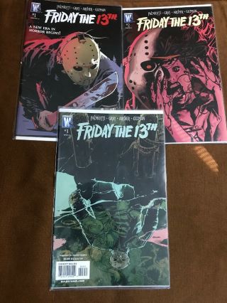 Nightmare On Elm St.  1 - 2 Friday The 13th 1 - 3 Texas Chainsaw Massacre 1 - 2 Comics 3