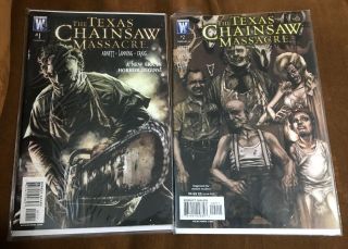 Nightmare On Elm St.  1 - 2 Friday The 13th 1 - 3 Texas Chainsaw Massacre 1 - 2 Comics 4