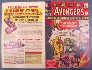 Facsimile Reprint Covers Only To Avengers,  1,  Hulk Thor Ant - Man Wasp Iron Man
