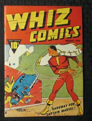 Whiz Comics 2 Reprint Fvf 7.  0 1st Captain Marvel / Shazam