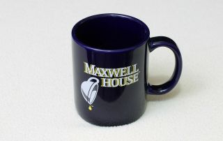 Vintage Maxwell House Blue Coffee Mug Good To The Last Drop