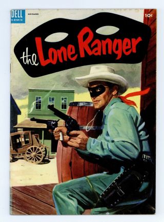 Lone Ranger (dell) 77 1954 Vg,  4.  5