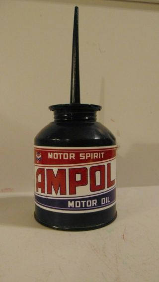 Ampol Dad Vintage Pump Oil Can Gasoline Station Motor Garage Display