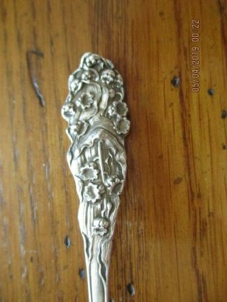 Vintage Sterling Silver " Lily Of The Valley " Spoon Maker Signed F.  C.